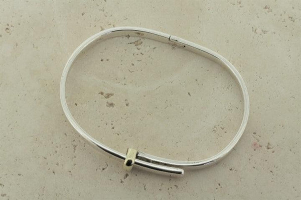 buckless bangle - brass loop - Makers & Providers