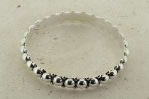 clean detailed beaded bangle - Makers & Providers