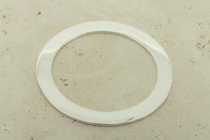 Polished disc bangle - Makers & Providers