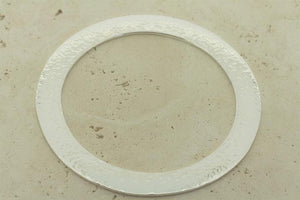 Hammered disc bangle - Makers & Providers