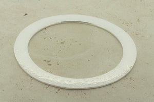 Hammered disc bangle - Makers & Providers