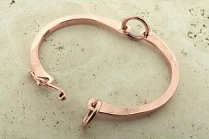 2 piece circle bangle with fastener - copper - Makers & Providers