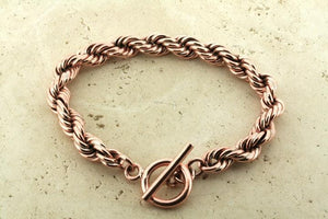 rope link bracelet - copper - Makers & Providers