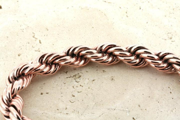 rope link bracelet - copper - Makers & Providers