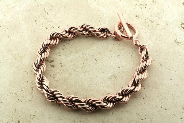 rope link bracelet - copper - Makers & Providers