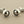 Load image into Gallery viewer, Pair of silver cufflinks on a gray background
