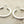 Load image into Gallery viewer, Disc hoop earring - sterling silver - Makers &amp; Providers
