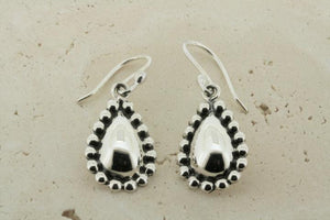 beaded teardrop drop earring - Makers & Providers