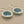 Load image into Gallery viewer, Sky blue circle seaglass earrings - sterling silver
