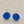 Load image into Gallery viewer, Blue circle seaglass earrings - sterling silver

