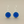 Load image into Gallery viewer, Blue circle seaglass earrings - sterling silver
