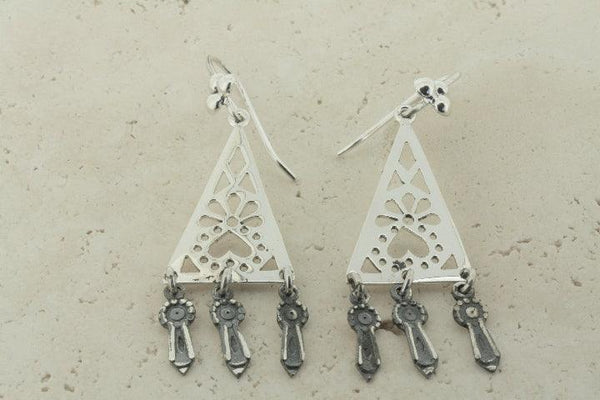 triangle chandelier earring - Makers & Providers