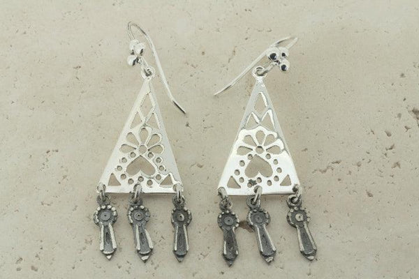 triangle chandelier earring - Makers & Providers