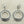 Load image into Gallery viewer, Geometric circle earrings - sterling silver
