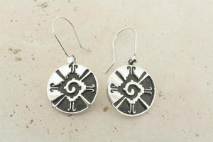 Circle Maya earring - silver - Makers & Providers