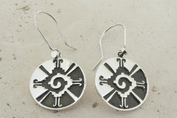 Circle Maya earring - silver - Makers & Providers