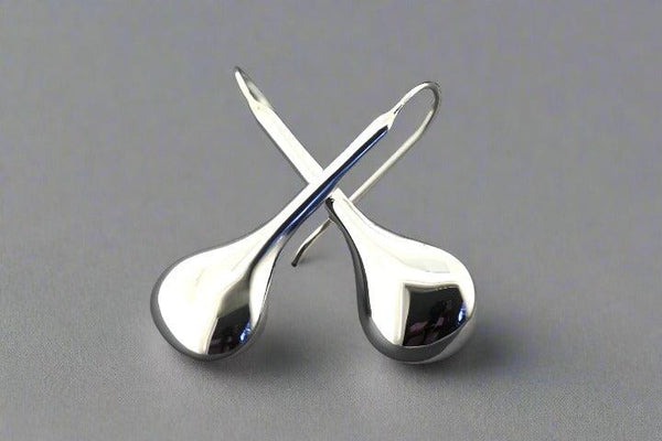 Polished la louche earring - sterling silver - Makers & Providers