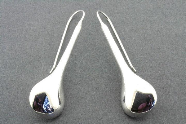 Polished la louche earring - sterling silver - Makers & Providers