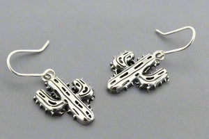Cactus drop earring - sterling - Makers & Providers