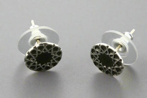 Intricate mandala stud - sterling silver - Makers & Providers