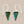 Load image into Gallery viewer, Pair of pyramid-shaped turquoise earrings on a gray background
