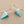 Load image into Gallery viewer, Pyramid stone earring - mosaic turquoise
