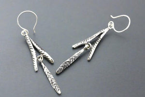 samurai earring - sterling silver - Makers & Providers