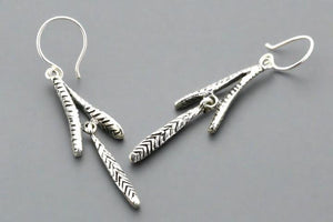 samurai earring - sterling silver - Makers & Providers