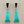 Load image into Gallery viewer, Pair of turquoise earrings on a gray background
