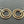 Load image into Gallery viewer, 2 x copper circle  &amp; silver swivel drop earring
