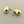 Load image into Gallery viewer, Brass droplet stud with silver post
