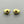 Load image into Gallery viewer, Brass droplet stud with silver post

