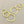 Load image into Gallery viewer, 3 flattened brass hoop drop earrings
