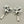 Load image into Gallery viewer, Birds &amp; heart  with pearls drop earrings
