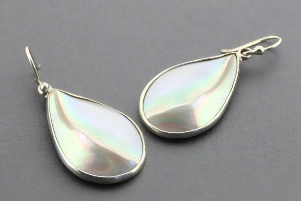 nautilus shell earring - sterling silver - Makers & Providers