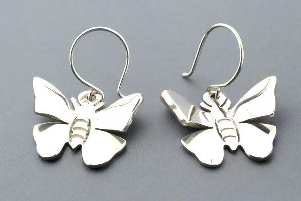 sterling silver butterfly earring