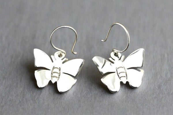sterling silver butterfly earring