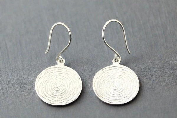 Whirlpool earring - sterling silver - Makers & Providers