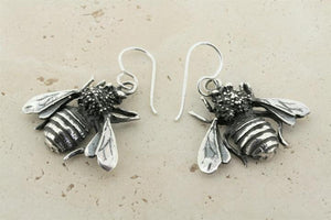 Bee drop earring - large - Makers & Providers