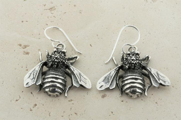 Bee drop earring - large - Makers & Providers