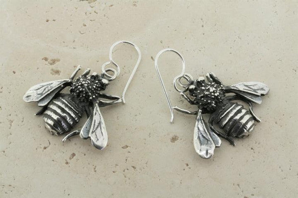 Bee drop earring - large - Makers & Providers