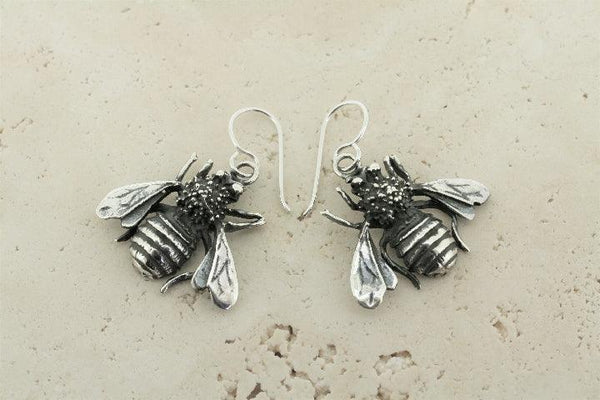 Bee drop earring - large - Makers & Providers