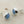 Load image into Gallery viewer, blue chalcedony stud - 6mm - Makers &amp; Providers
