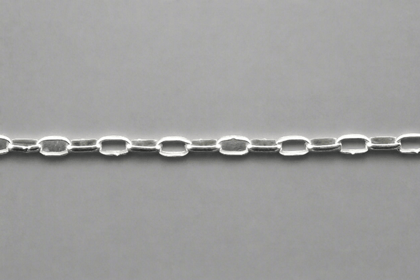 oval link chain - sterling silver - Makers & Providers