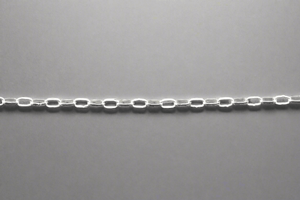 oval link chain - sterling silver - Makers & Providers