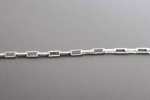 rectangular link chain - sterling silver - Makers & Providers