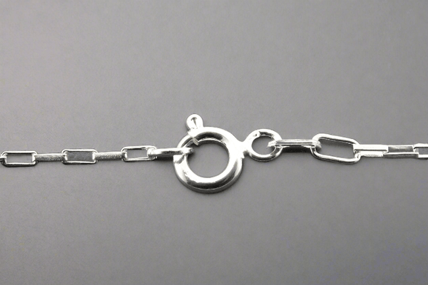 rectangular link chain - sterling silver - Makers & Providers