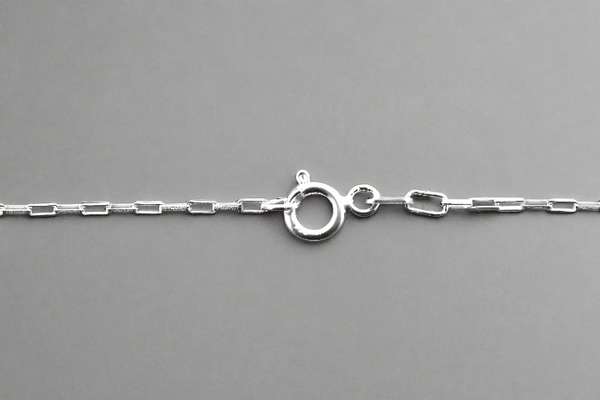 rectangular link chain - sterling silver - Makers & Providers