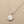 Load image into Gallery viewer, Silver necklace with a round pendant on a gray background
