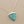 Load image into Gallery viewer, Turquoise triangle pendant on a silver chain against a gray background

